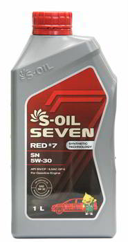 ����� �������� ������������� S-Oil SEVEN RED 7, 5W30, 1 ����., E107662, 33944