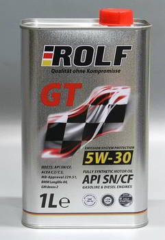 ����� �������� ������������� Rolf GT 5W30, 1 ����., 322233