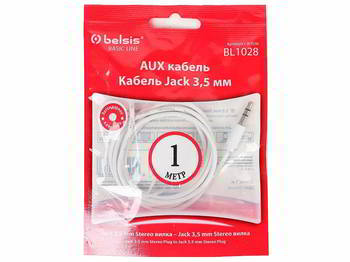 ������ ��������������� ������ ������ Jack 3, 5 (3 pin) ����� - Jack 3, 5 (3 pin) �����, ����� 1 ����, �����, BL1028