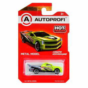������� AUTOPROFI ������� ������������� 1:64, ����� HOT TRUCKS, TRU-002, ����. /�����, TRU-002 GR/GY