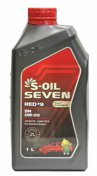 ����� �������� ������������� S-Oil SEVEN RED 9 SN, 0W20, 1 ����., 36749