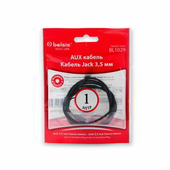 ������ ��������������� ������ ������ Jack 3, 5 (3 pin) ����� - Jack 3, 5 (3 pin) �����, ����� 1 ����, ������, BL1029