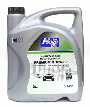 ����� �������� ������������� ��� ������� Premium N 10W60, 5 ������., NRL064