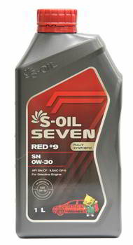 ����� �������� ������������� S-Oil SEVEN RED 9 SN, 0W30, 1 ����., 36763