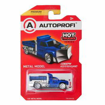 ������� AUTOPROFI ������� ������������� 1:64, ����� HOT TRUCKS, TRU-004, �����, TRU-004 BL