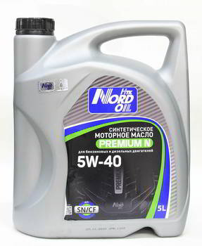 ����� �������� ������������� ��� ������� Premium N 5W40, 5 ������., NRL067