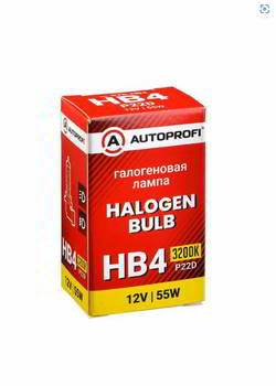 ����� ������������� AUTOPROFI HB4 (9006) 12v 55w; P22d, STD-HB4