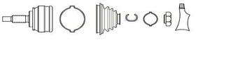 ���� GKN �������� Honda Accord III 87- , Civic V 91- ,  Civic VI 95-, 303363