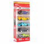 ����� ������� AUTOPROFI ������������� ������� 1:64, 5 ���� (SUP-003 BL/BK, RCN-002 YE, RET-001 TF, 4X4-002 BK, TRU-002 GR/GY), SET-0503