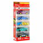 ����� ������� AUTOPROFI ������������� ������� 1:64, 5 ���� (RET-002 VIOLET, SUP-911 BL, MUS-002 YE/BL, TRU-003 TF, 4X4-001 BK), SET-0504