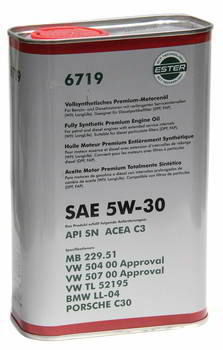 ����� �������� ������������� Fanfaro VW 5W30, ���������, 1 ����., 6719-1ME-E