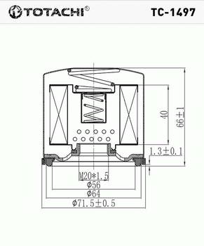 ������ �������� TOTACHI , TC-1497