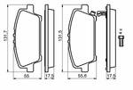 ������� ��������� �������, �������� BOSCH ��������  HONDA Civic 7 (1.3 / 1.4 / 1.8 / 2.2CTDi )   (01.06-), 0986494136
