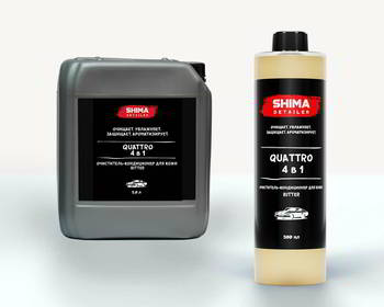 ���������� ��� ���� SHIMA DETAILER "QUATTRO", 4 � 1, + ����������� ���� � �������� ������� ������, 500 ��., 4673744565041