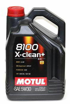 ����� �������� ������������� MOTUL 8100 X-Clean + 5W30, 4 �����., 111859