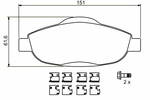 ������� ��������� �������, �������� BOSCH �������� Peugeot 3008 09-, Peugeot 308 07- , 408 ,  C4, 0986494261