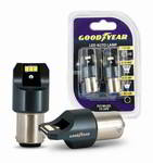 ����� ������������� LED GoodYear P21W 12-24v 3w; P21WLED; ����� 5000K; BA15s; �-� 2��; �������� 3���, GY012021