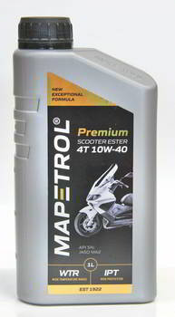 ����� �������� �������������� MAPETROL PREMIUM SCOOTER ESTER 4T 10W40, ���������, 1 ����., MAP0008