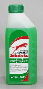 �������� Sibiria ANTIFREEZE-40 ������� G-11, 1 ��., 800256