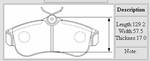 ������� ��������� �������, �������� NiBK �������� NISSAN ALMERA 00- , PRIMERA 93-03, PN2180