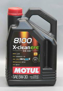 ����� �������� ������������� MOTUL 8100 X-Clean EFE 5W30, 4 �����., 111861, 113230