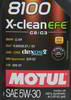 ����� �������� ������������� MOTUL 8100 X-Clean EFE 5W30, 4 �����., 111861, 113230