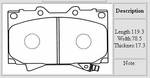 ������� ��������� �������, �������� NiBK �������� TOYOTA Land Cruiser (J100), Sequoia (00-), PN1411