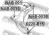 ����� ������� ������ �������� �������� FEBEST NISSAN ALMERA (N16)  00- ,  PRIMERA (P10/P11) 90-02, 0220-B15