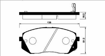 ������� ��������� �������, �������� Sangsin Brake ������. ��������� �������, SP1196