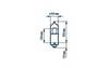 ����� ������������� NARVA H10W 12v 10w; �����������, 17833