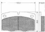 ������� ��������� �������, �������� Sangsin Brake ��������  DAEWOO Nexia , OPEL Kadett , Omega A , Vectra A, SP1055