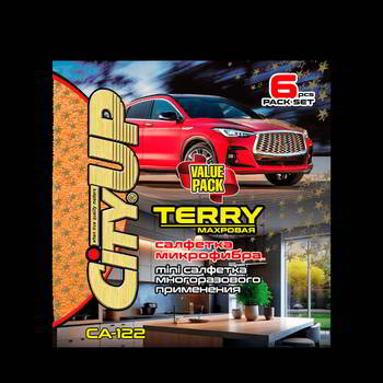 �������� ������������� CityUp TERRY, ���������, 25�25 ��, 6 ��., ��-122