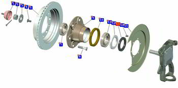 ������� ������� CORTECO 12001397B 3302-3103038 �������� 50x80x10, 3302-3103038