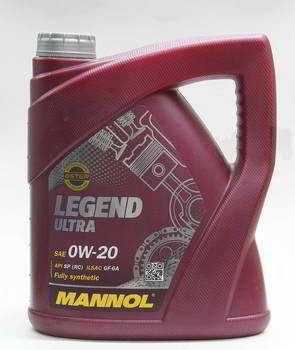 ����� �������� ������������� MANNOL LEGEND ULTRA 0W20, 4 �����., 7918