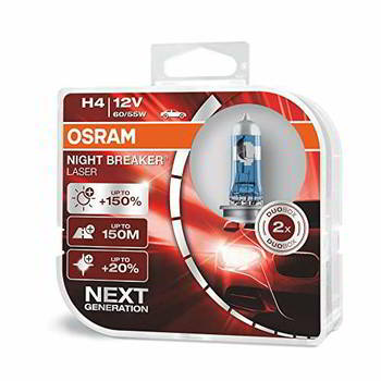 ����� ������������� OSRAM H4 12v 60/55w; P43t; +150%; BOX; 2��, 64193 NL-HCB