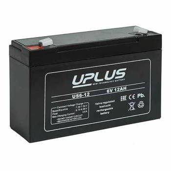 ������� �������������� (���) UniPLUS 12Ah, 6V, 151x50, 5x94, ������������� ����������, US6-12