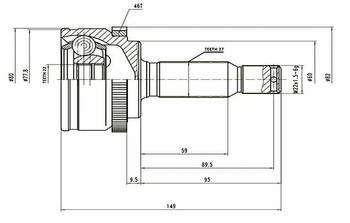 ���� AYWIPARTS ��������, AW1510044A