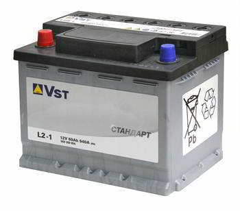 ������� �������������� (���) VST �������� 6��-60.0 A/h L2-1, (-/+) 12V 540A EN 242x175�190, 560 300 054., 36214, 560300054, 560310054