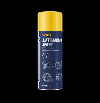 ������ ������������ MANNOL Lithium spray, �����������, ��������, ��������, 400 ��. ., 9881
