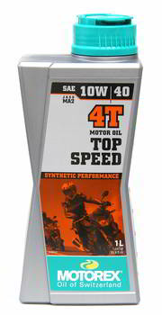 ����� �������� �������������� MOTOREX TOP SPEED 4T 10W40 JASO MA 2, 1 ����., 15869