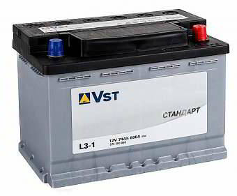 ������� �������������� (���) VST �������� 6��-74.0 A/h L3-1, (-/+) 12V, 680A EN, 278x175�190, 574 300 068., 36217, 574300068