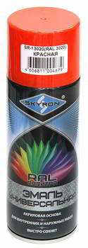 ����� ������������� SKYRON RAL 3020 �������, ���������, ��������, 520 ��., SR-13020