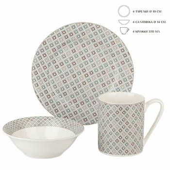 ����� Choosing Porcelain I/E Co., LTD �������� 12�� "Norwich" ������� d=19��*4, �������� d=14��*4, ������ v=370��*4 (������), 0310115