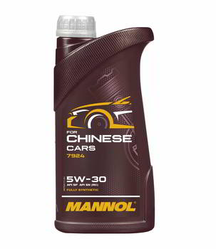����� �������� ������������� MANNOL FOR CHINESE CARS 5W30, (��� ��������� ����), 1 ����., 7924