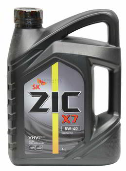 ����� �������� ������������� ZIC X7 5W40, 4 �����., 162662