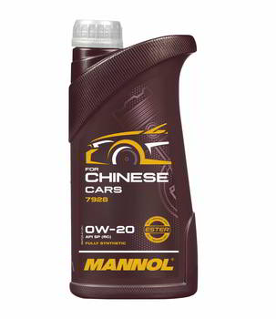 ����� �������� ������������� MANNOL FOR CHINESE CARS 0W20, (��� ��������� ����), 1 ����., 7928