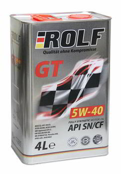 ����� �������� ������������� Rolf GT 5W40, 4 �����., 322229