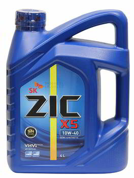 ����� �������� ����������������� ZIC X5 10W40, 4 �����., 162622