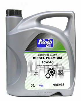 ����� �������� ����������������� ��� ������� Diesel Premium C�-4, 10W40, 5 ������., NRD092