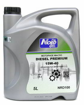 ����� �������� ����������� ��� ������� Diesel Premium C�-4, 15W40, 5 ������., NRD100